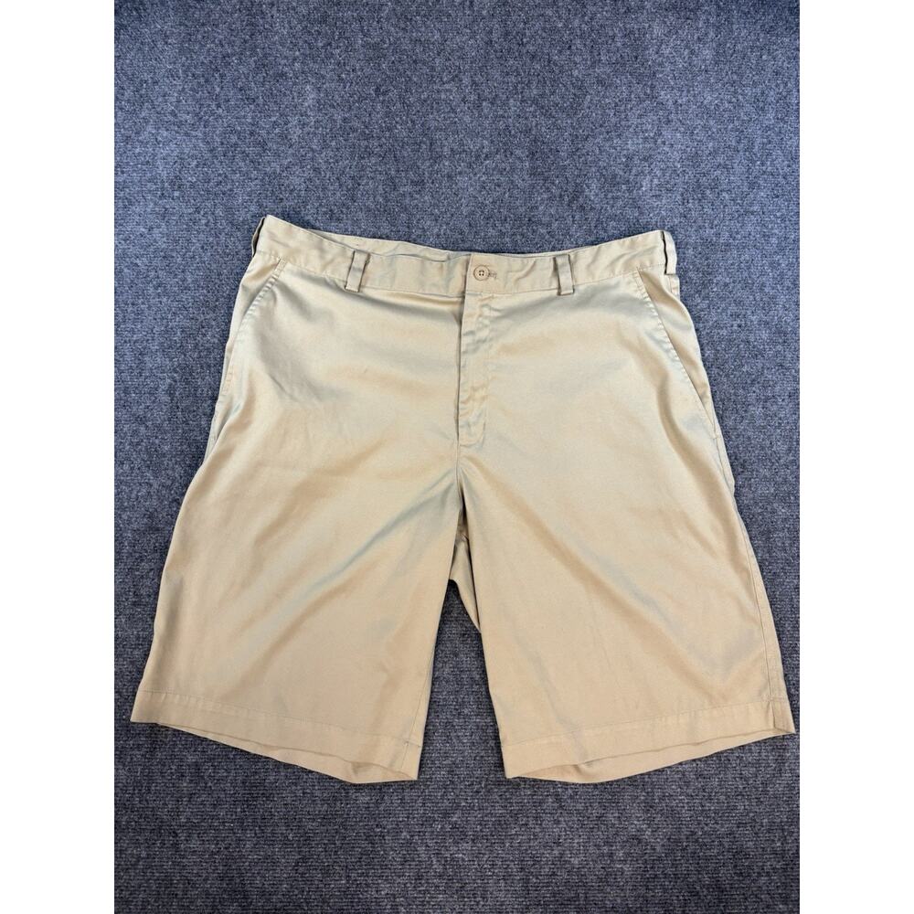 Men’s Nike Golf Tour Performance Dri-Fit Stretch Chino Khaki Shorts Tan Size 36